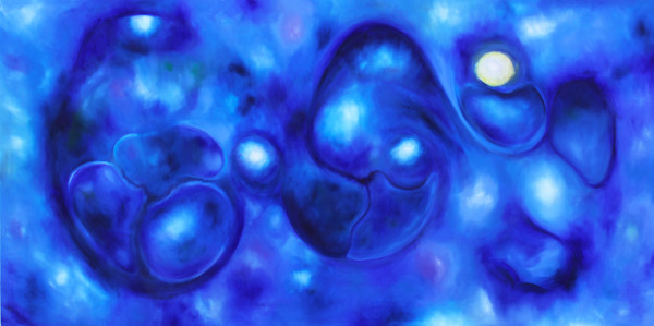 Anaé Removille, <i>Sans Titre</i>, 2026, huile sur toile, 100 x 200 cm. - Anaé Removille