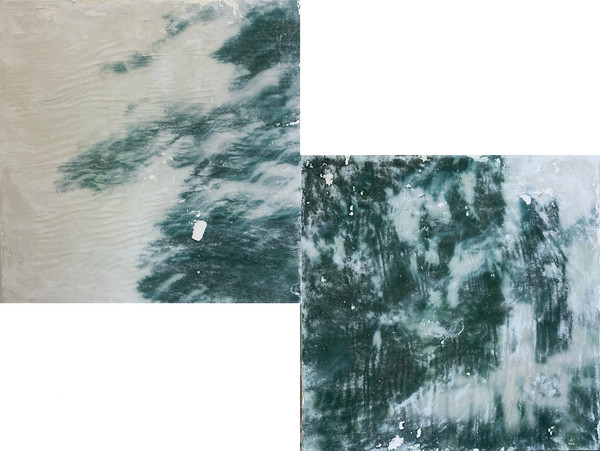 Anaé Removille, <i>Sans Titre</i>, 2026, transfert photo sur panneau de bois, 79,2 x 105,6 cm. - Anaé Removille