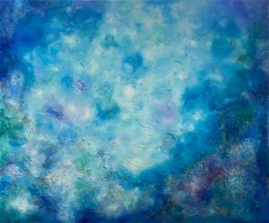 Anaé Removille, <i>Abysse</i>, 2025, huile sur toile, 100cm x 120cm. - Anaé Removille