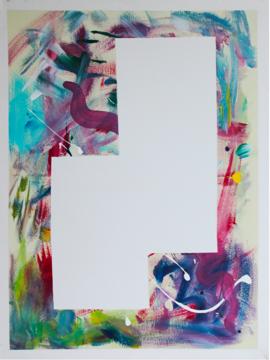 Anaé Removille, <i>Absence</i>, 2024, acrylique sur toile, 60 cm x 80 cm. - Anaé Removille